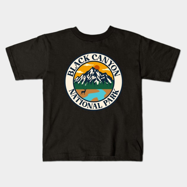 Black canyon Kids T-Shirt by Tonibhardwaj